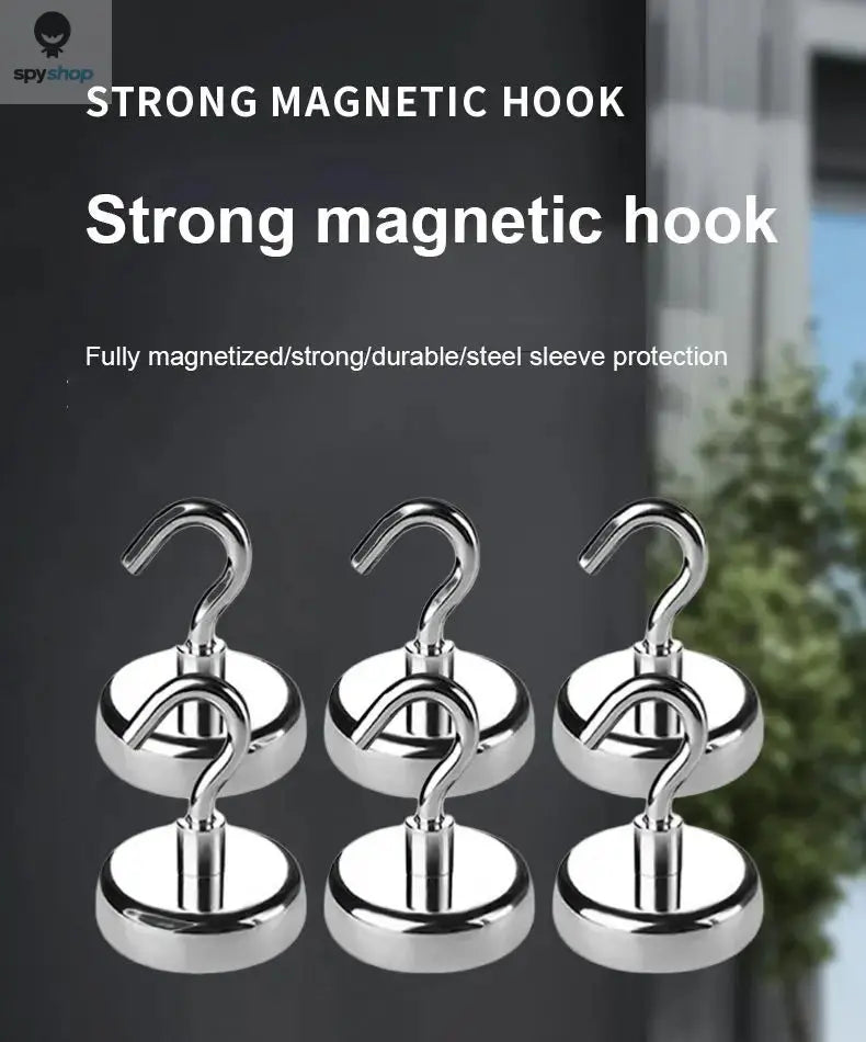 40PCS Strong Magnetic Hooks Multi-Purpose Storage Hooks Home Kitchen Bar Storage Hooks Key Storage Hooks Bathroom Hangers Spy-shop.com