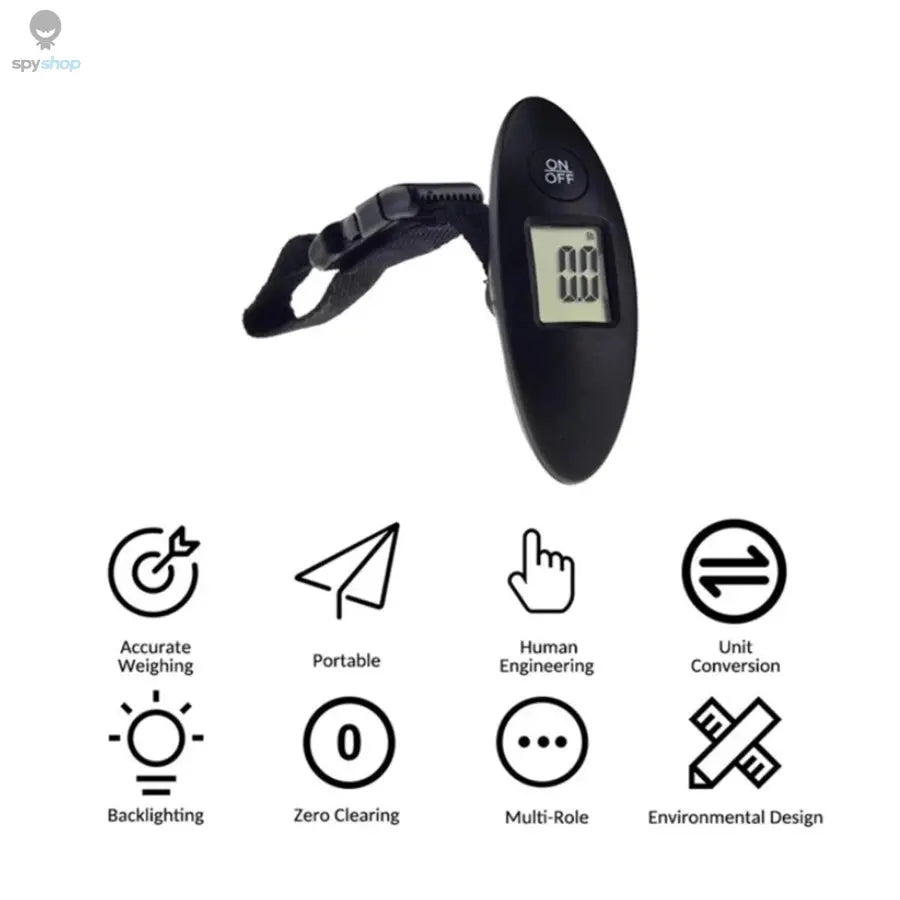 40kg/100g Portable Luggage Scale High Precision Travel Digital Hanging Scales With Webbing belt LCD Digital Electronic Luggage 