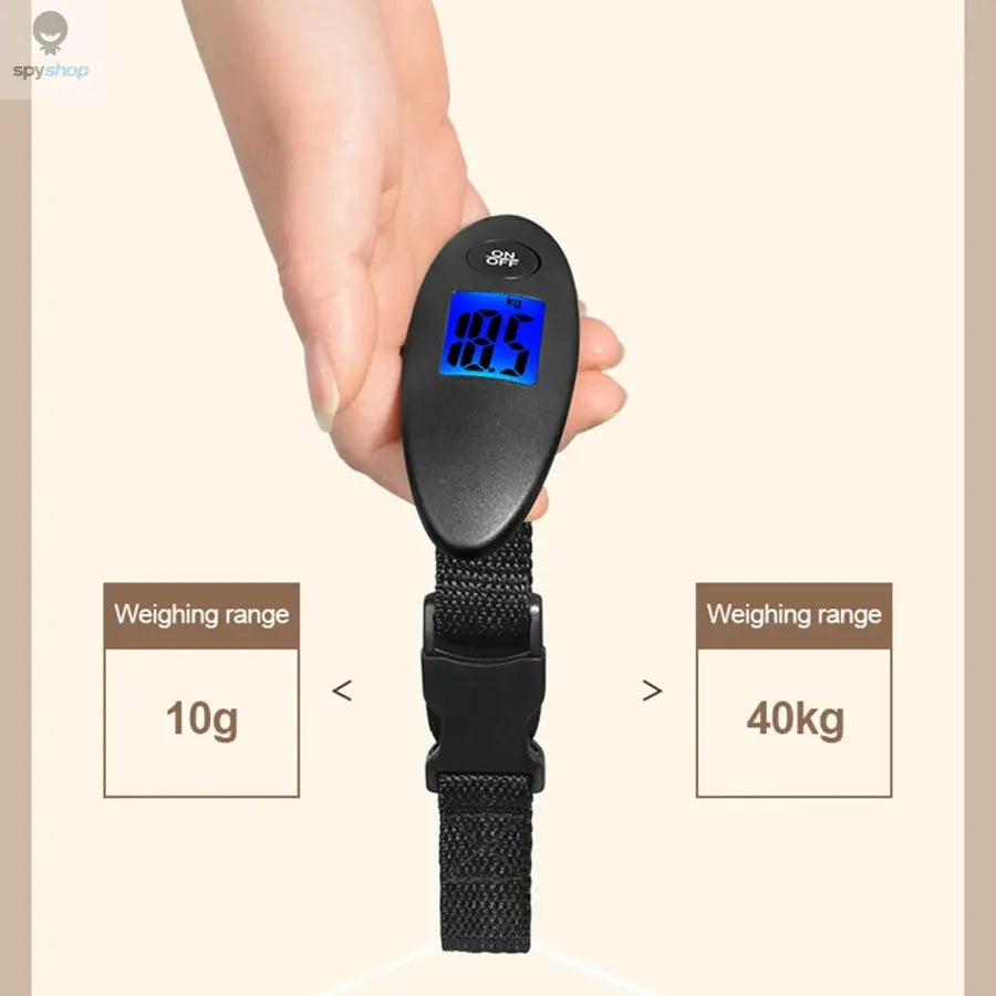 40kg/100g Portable Luggage Scale High Precision Travel Digital Hanging Scales With Webbing belt LCD Digital Electronic Luggage 