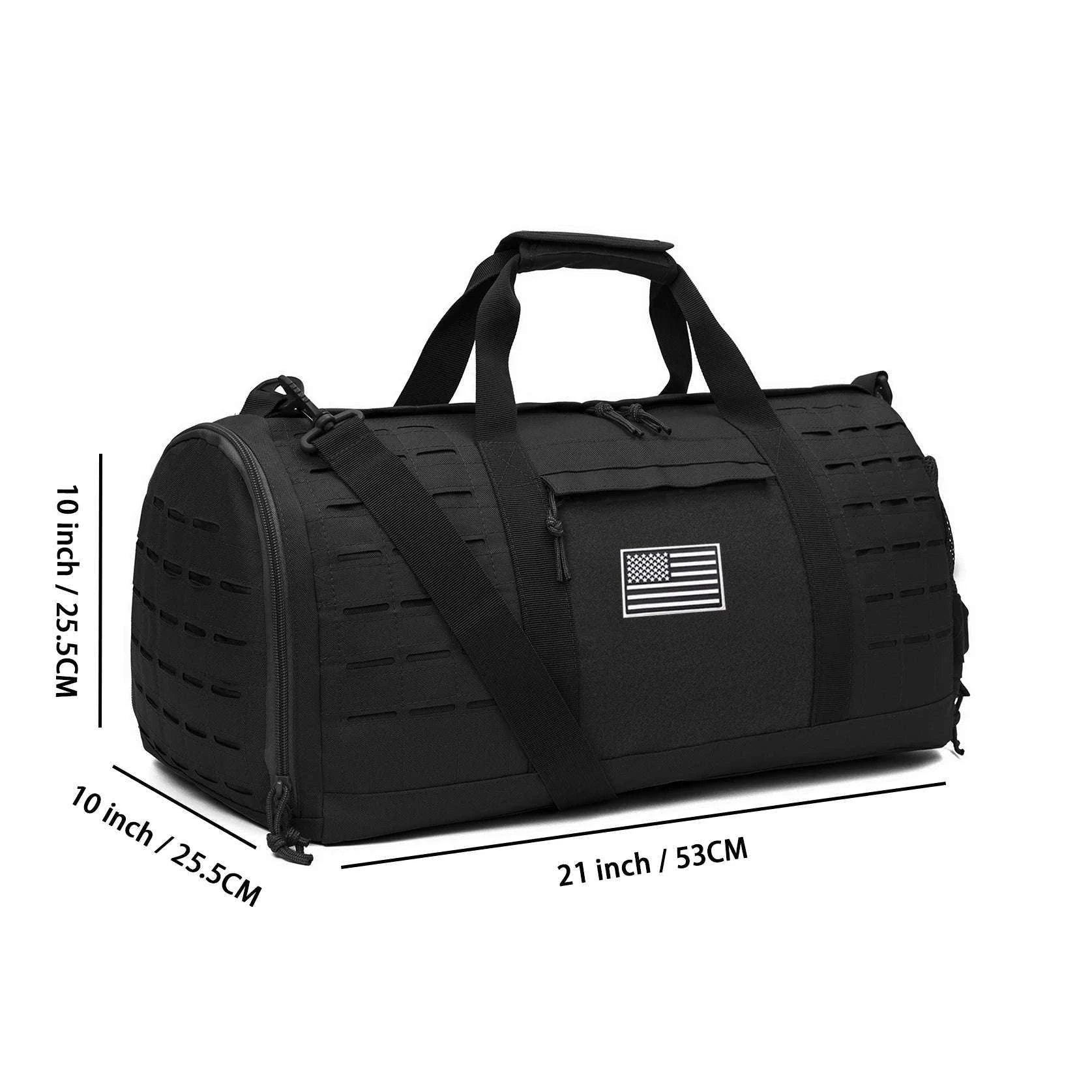 40L Tactical Sports Duffle Bag for Gym, Travel and Daily Use-Green / United Kingdom
