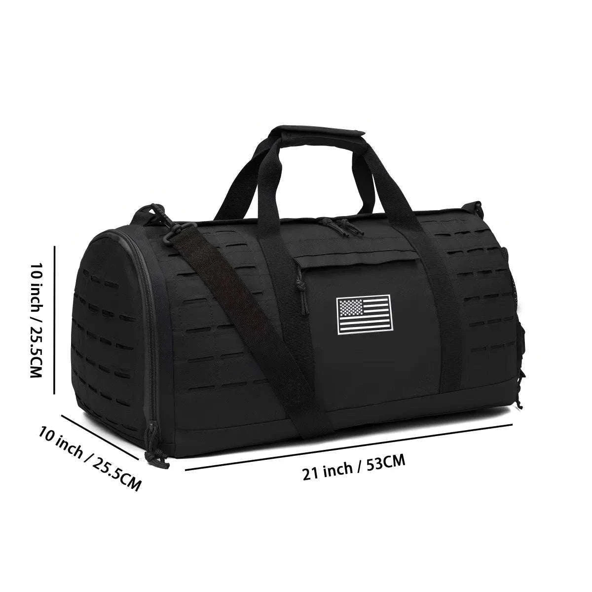 40L Tactical Sports Duffle Bag for Gym, Travel and Daily Use-Green / United Kingdom