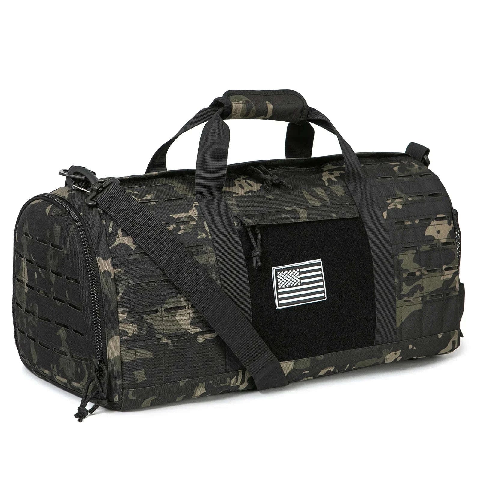 40L Tactical Sports Duffle Bag for Gym, Travel and Daily Use-Green / United Kingdom