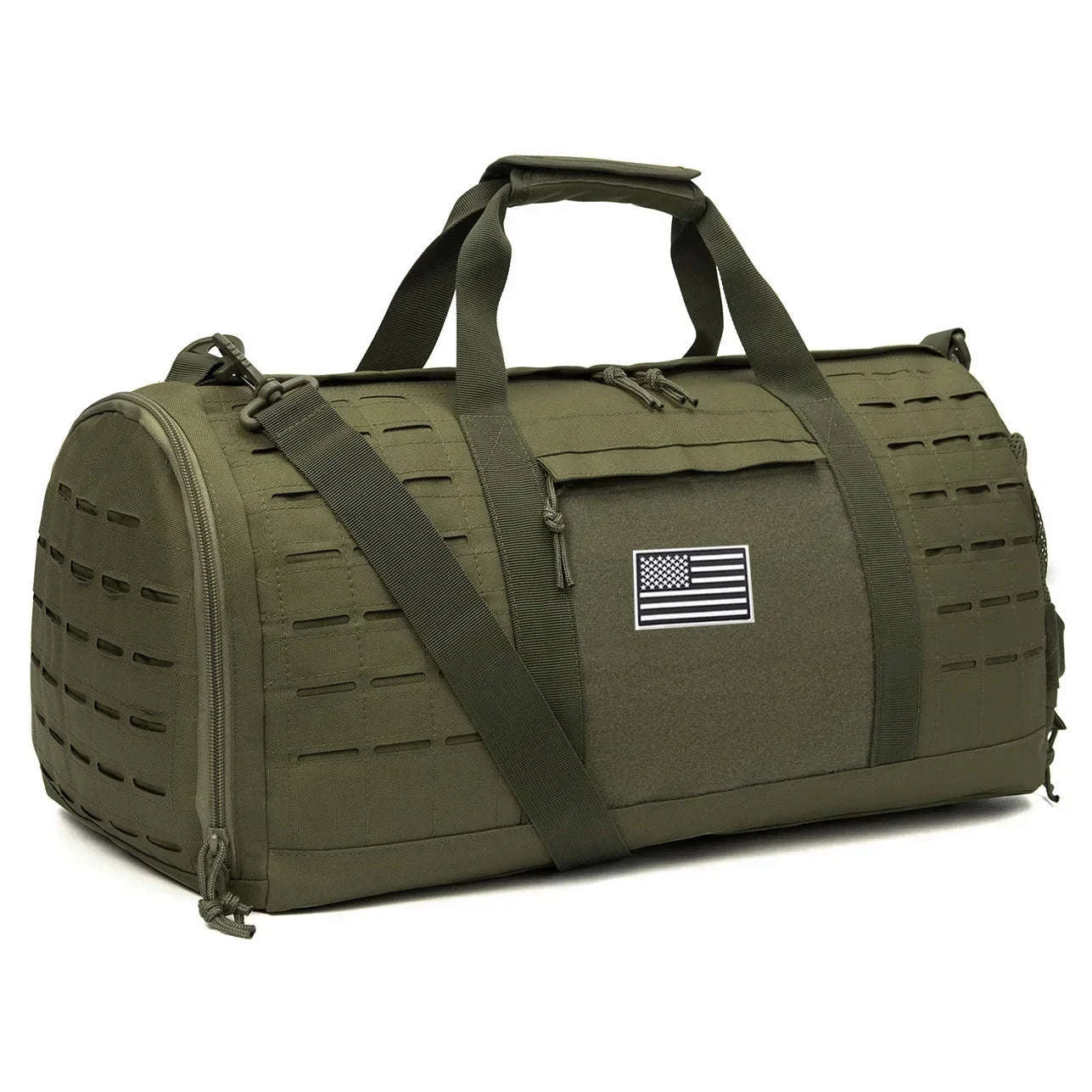 40L Tactical Sports Duffle Bag for Gym, Travel and Daily Use-Green / United Kingdom