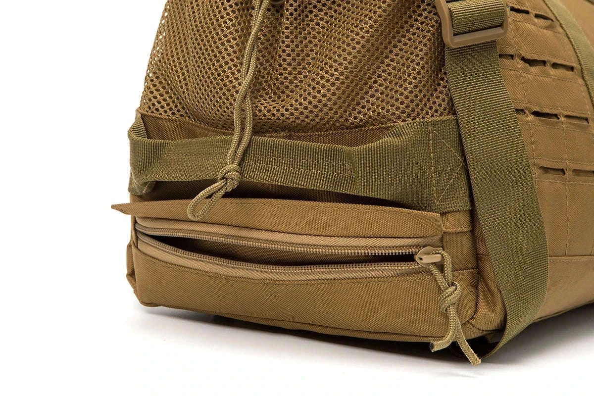 40L Tactical Travel Backpack with Shoe Compartment and MOLLE Webbing-Black / United States