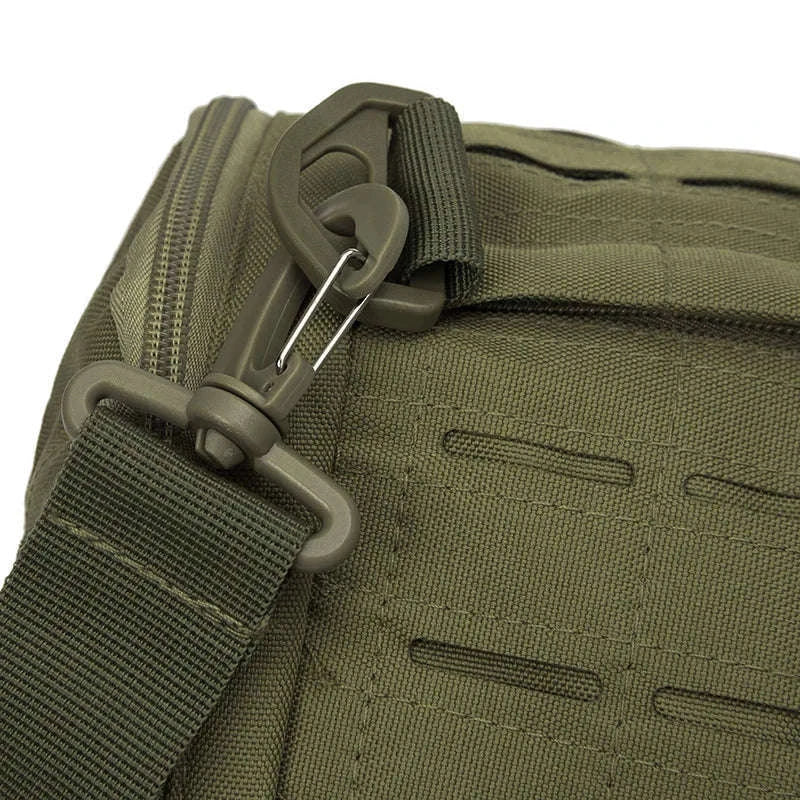 40L Tactical Travel Duffel Bag-Black Camo / United Kingdom