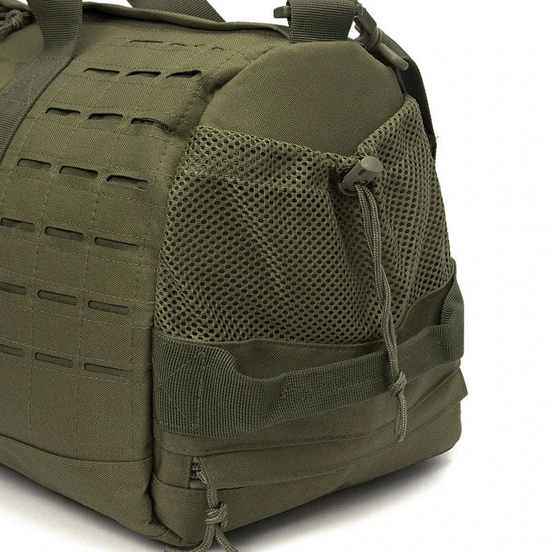 40L Tactical Travel Duffel Bag-Black Camo / United Kingdom