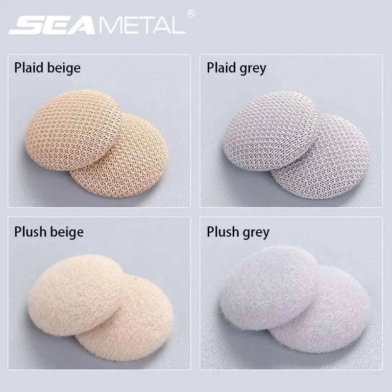 40pcs Car Interior Roof Buckles Headliner Ceiling Cloth Fixing Rivets-Plaid Gray 40pcs