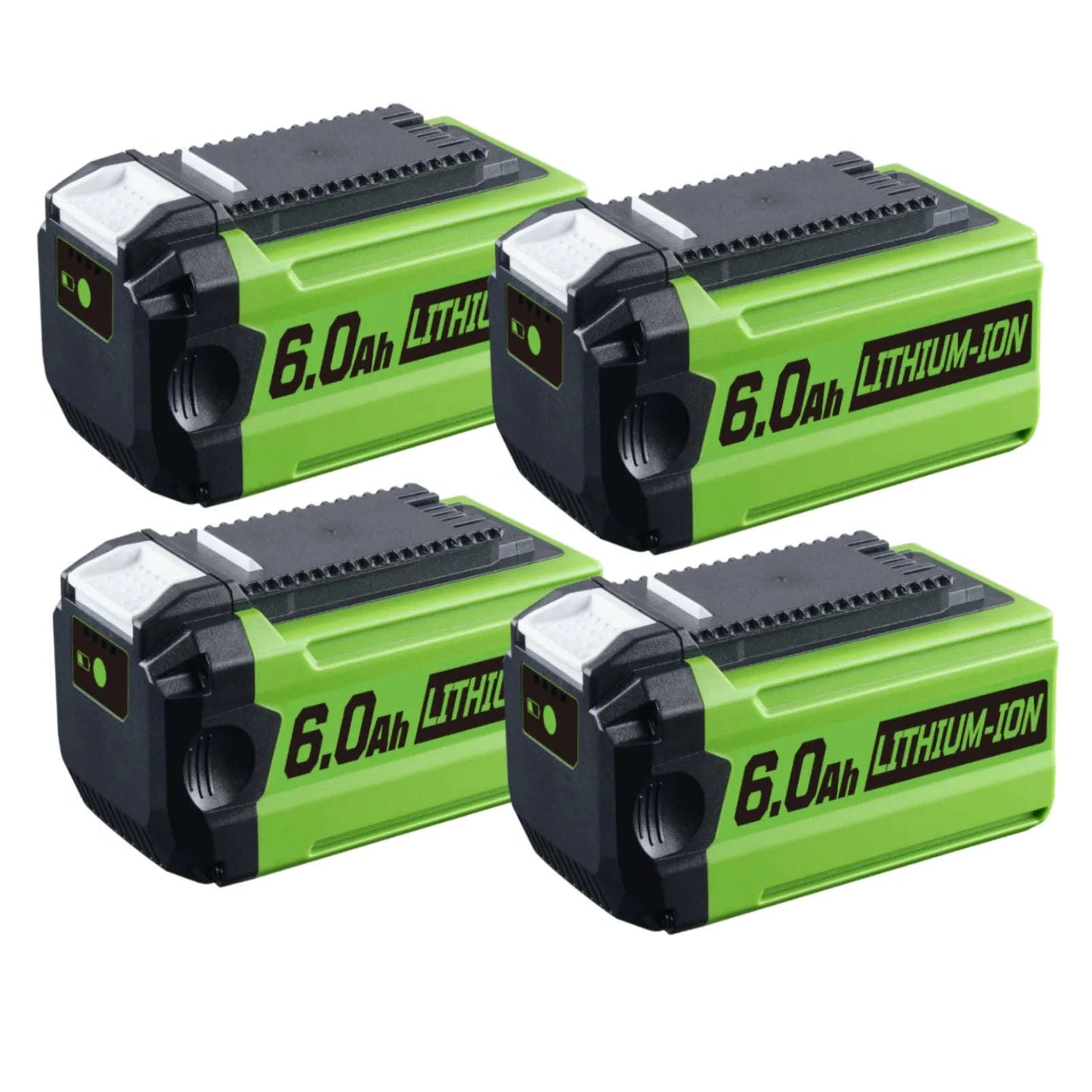 40V 6.0Ah Lithium-Ion Replacement Battery-2PCS 6.0Ah / 18V / United States