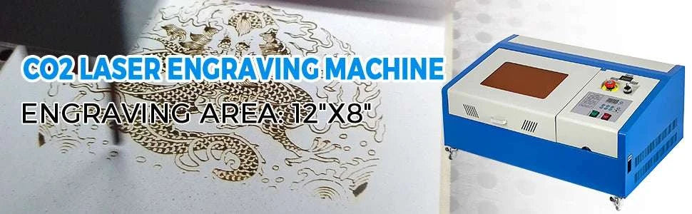 40W CO2 Laser Engraver 300x200mm Precision Cutting Machine-300x200mm 40W / United States