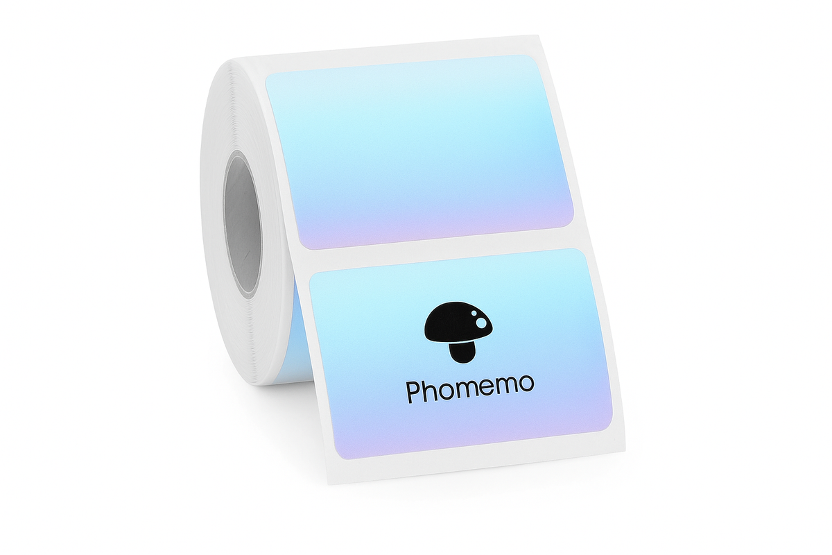 Compatibile con 40x20MM, Phomemo M110 M220 M200, carta termica autoadesiva colore laser, E210 P50 Detong P1 HPRT T20 MAKER
