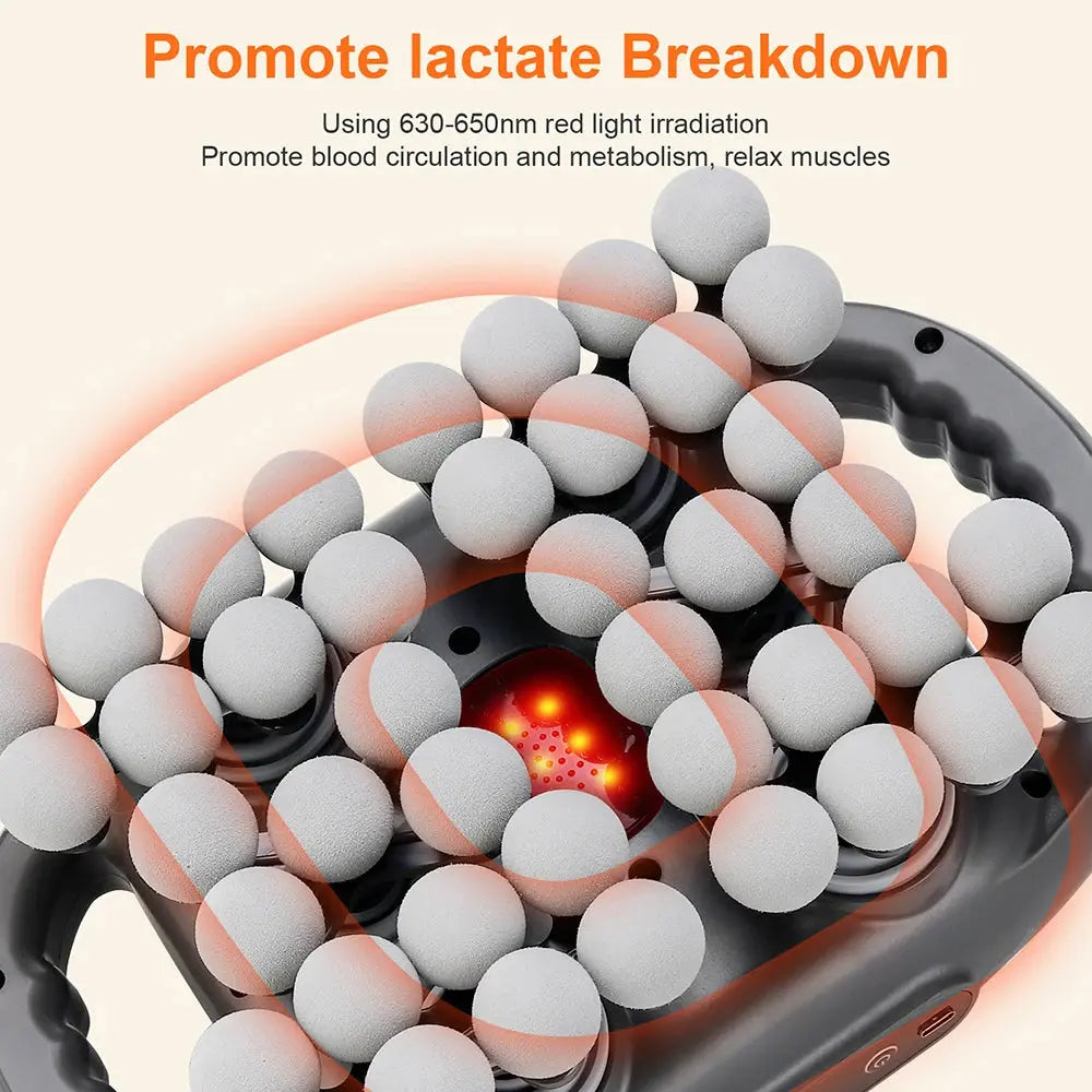 42-Heads Fascia Gun High-Frequency Vibration Body Massage Gun Back and Waist Massager Neck Shoulder Massager Muscle masajeador 