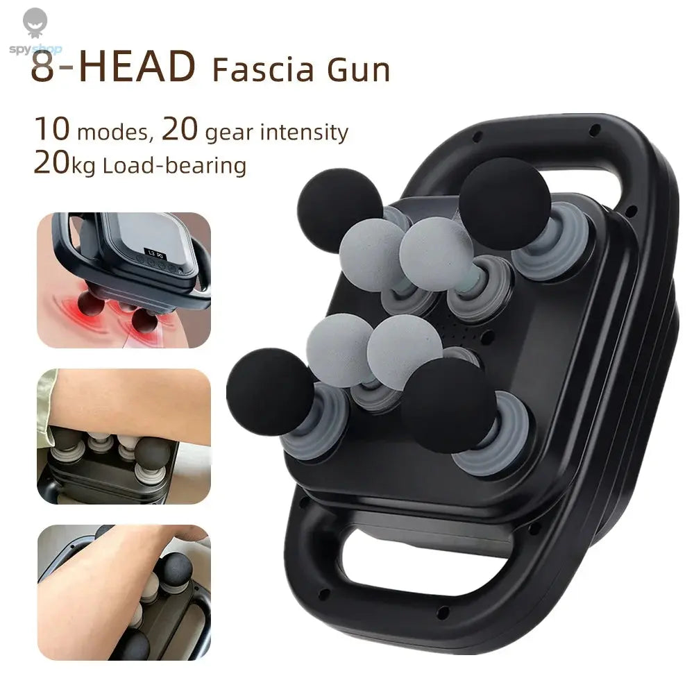 42-Heads Fascia Gun High-Frequency Vibration Body Massage Gun Back and Waist Massager Neck Shoulder Massager Muscle masajeador 