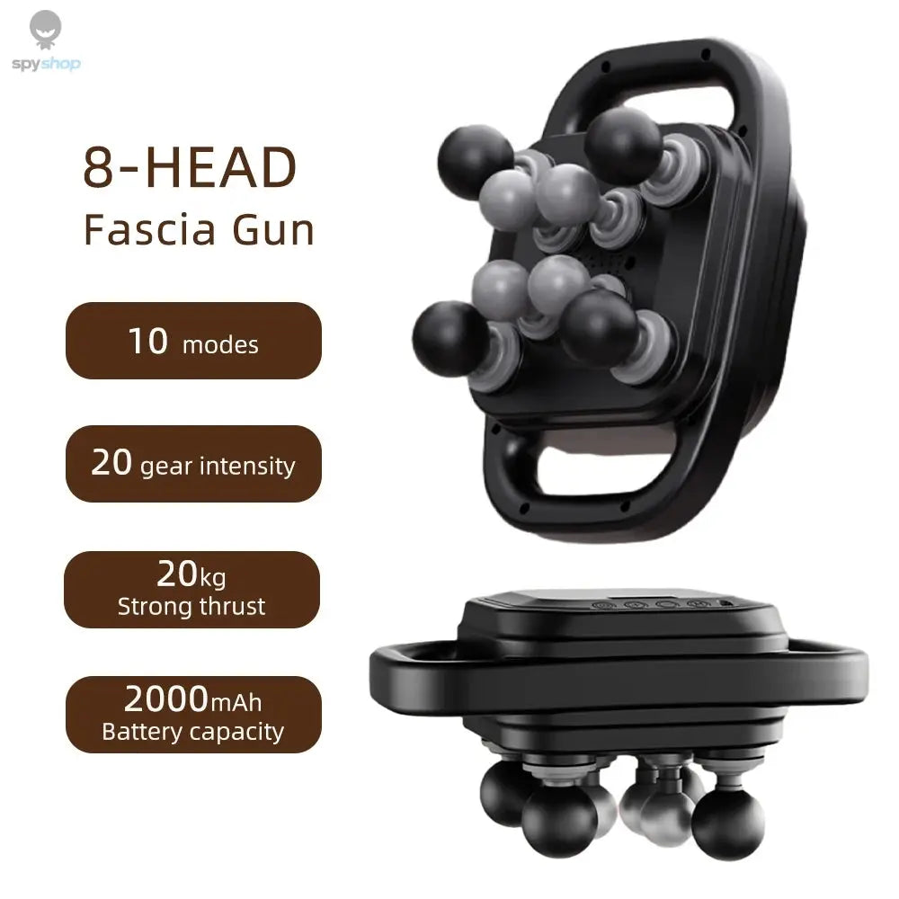 42-Heads Fascia Gun High-Frequency Vibration Body Massage Gun Back and Waist Massager Neck Shoulder Massager Muscle masajeador 