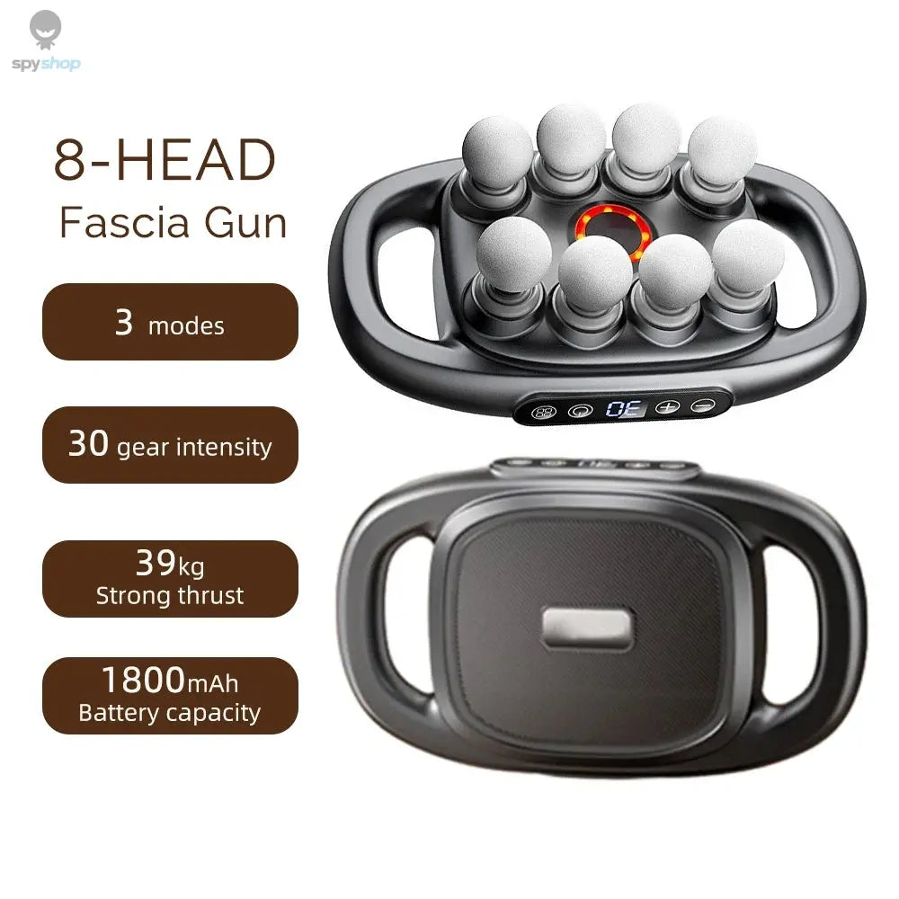 42-Heads Fascia Gun High-Frequency Vibration Body Massage Gun Back and Waist Massager Neck Shoulder Massager Muscle masajeador 