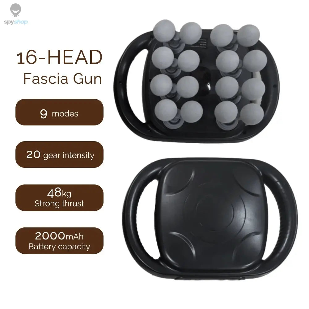 42-Heads Fascia Gun High-Frequency Vibration Body Massage Gun Back and Waist Massager Neck Shoulder Massager Muscle masajeador 