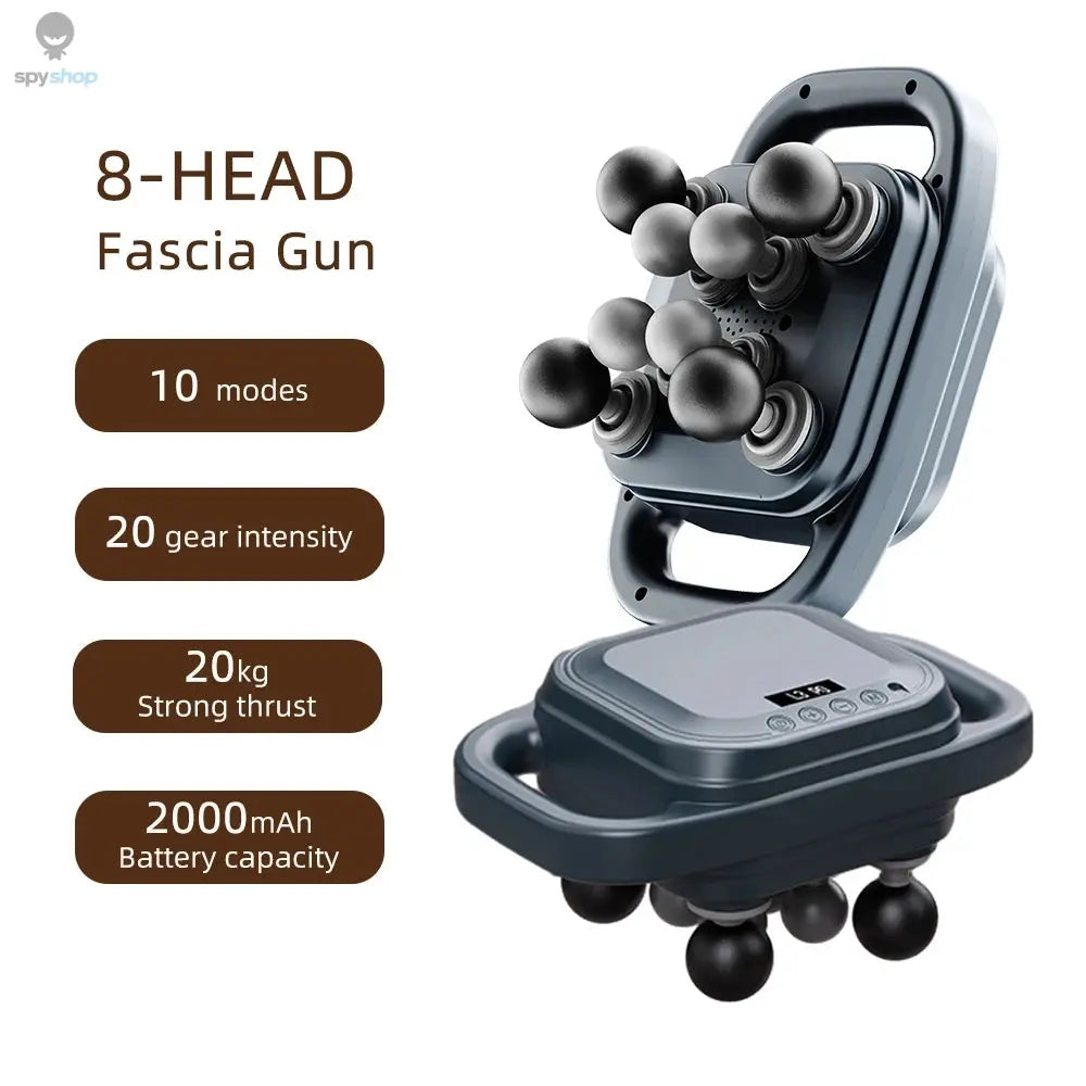 42-Heads Fascia Gun High-Frequency Vibration Body Massage Gun Back and Waist Massager Neck Shoulder Massager Muscle masajeador 