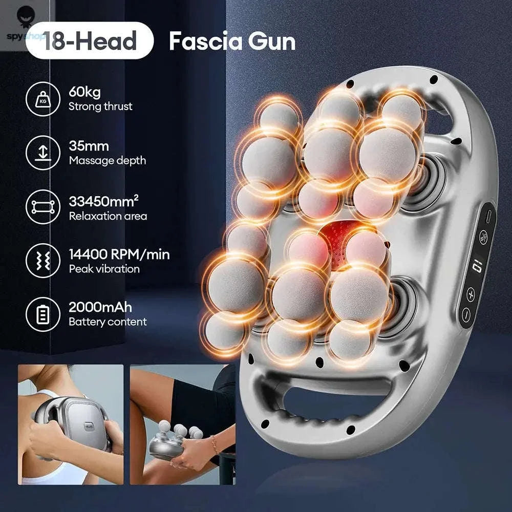 42‑Heads Fascia Gun High‑Frequency Massage Gun-32 head