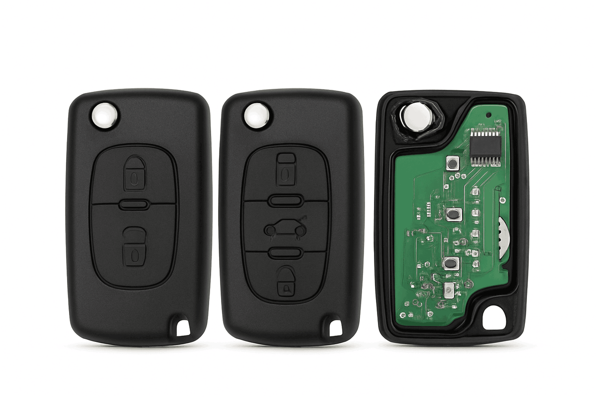 433MHz Flip Remote Car Key for Citroen & Peugeot Models-2BTN HU83 CE0523 / ASK For Citroen