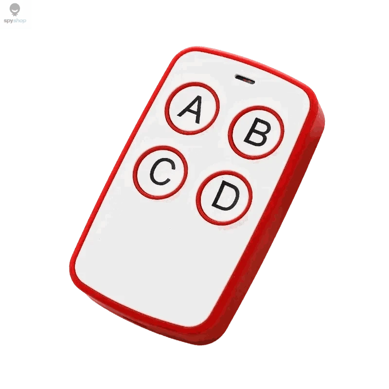 433MHz Garage Door Remote Duplicator 4-Button Keychain Control-RED