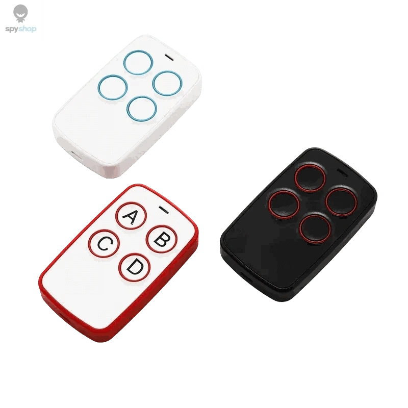 433MHz Garage Door Remote Duplicator 4-Button Keychain Control-RED
