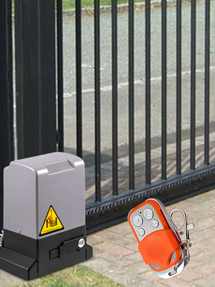433MHz Sliding Gate Remote with 4 Buttons & 131ft Range-Orange / United States