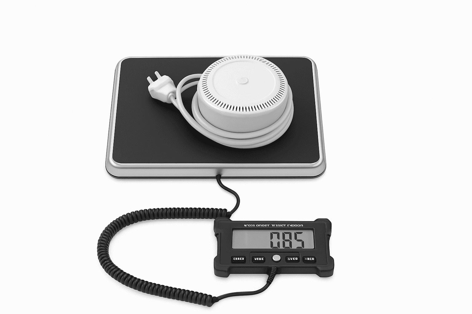 440 lb Heavy Duty Postal Package Scale with LCD Display-United States / black