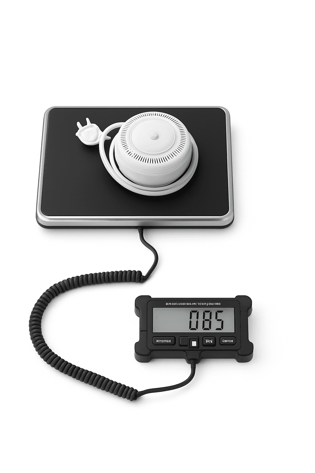 440 lb Heavy Duty Postal Package Scale with LCD Display-United States / black