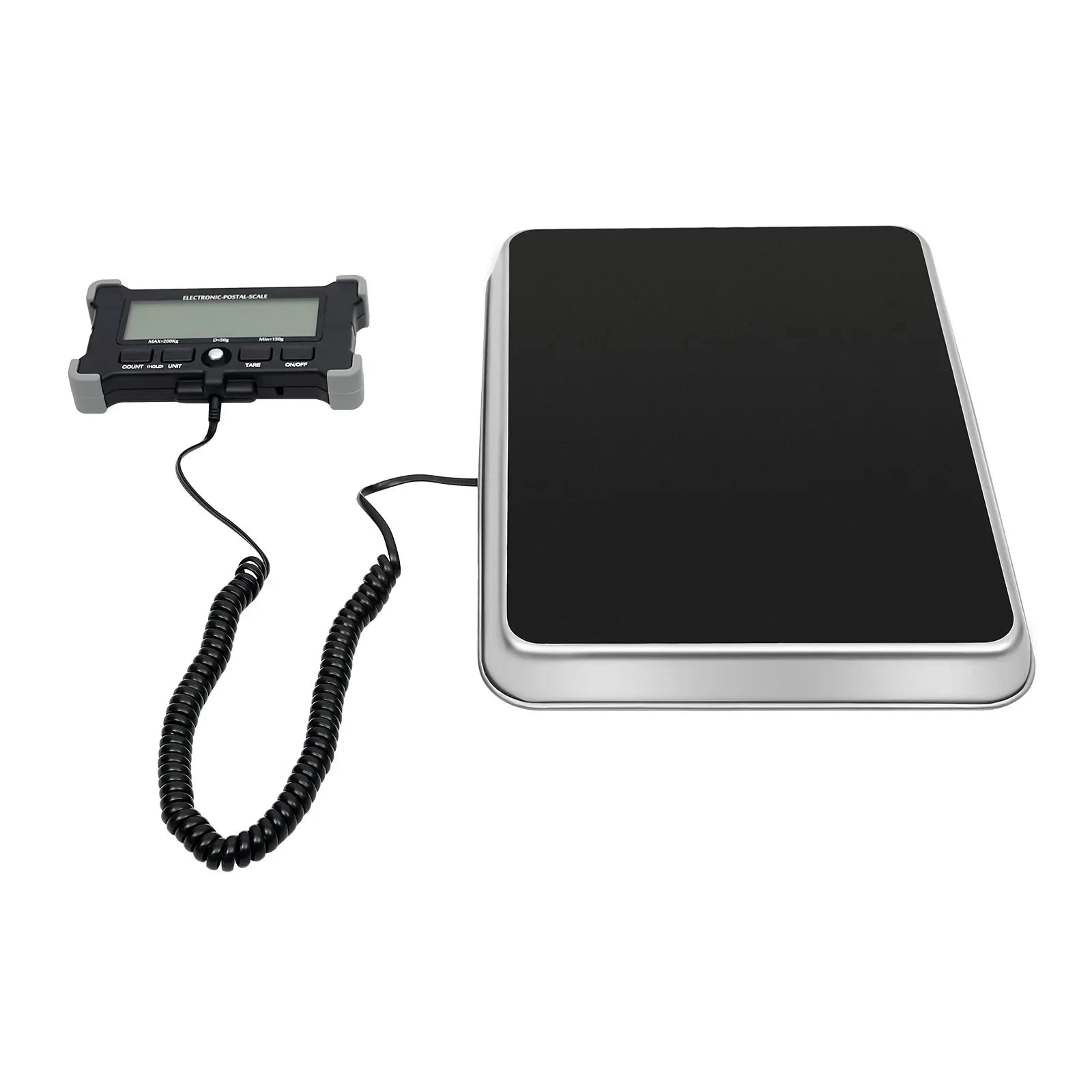 440 lb Heavy Duty Postal Package Scale with LCD Display-United States / black
