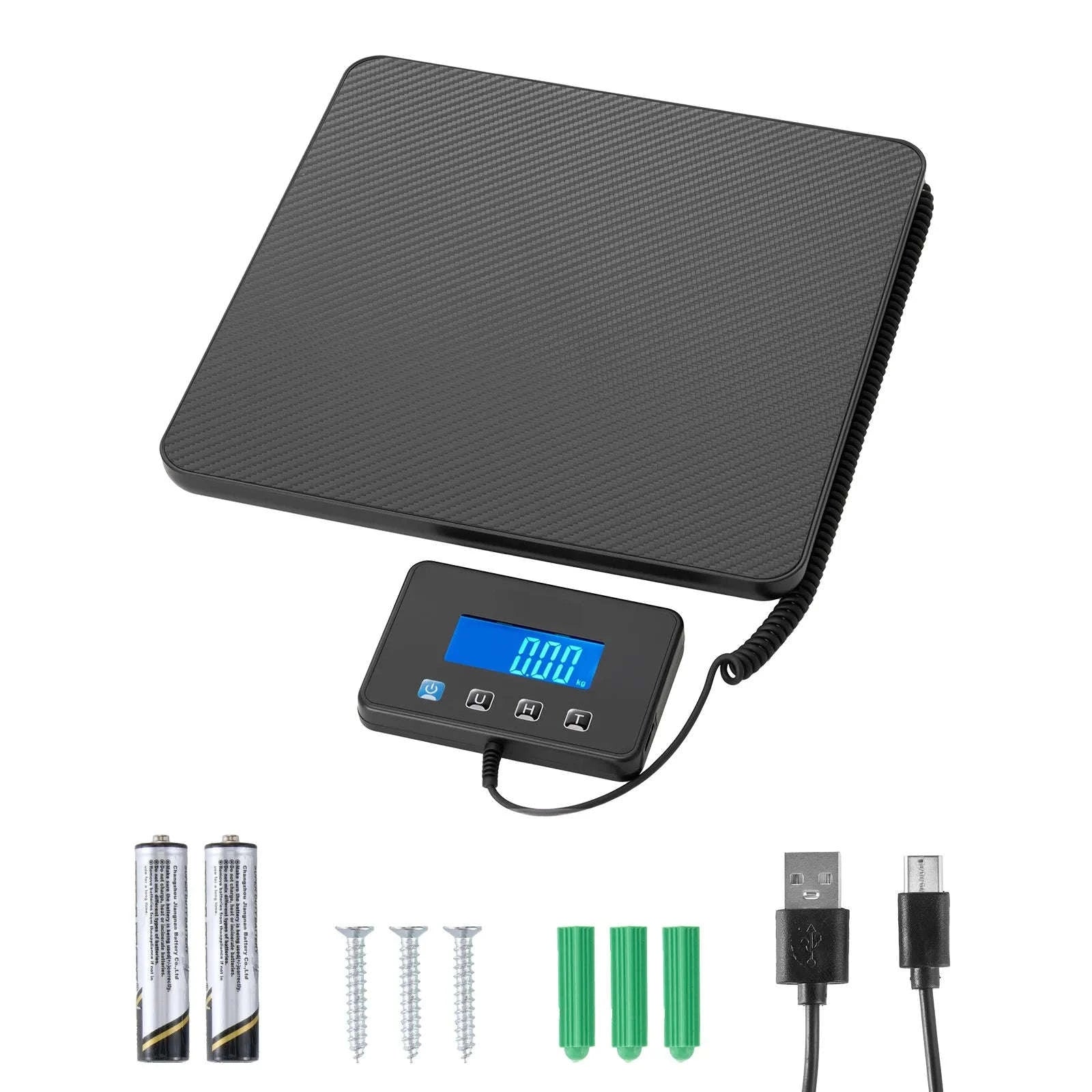 440 lbs Digital Postal Scale with Hold and Tare Function-440LBS / United States