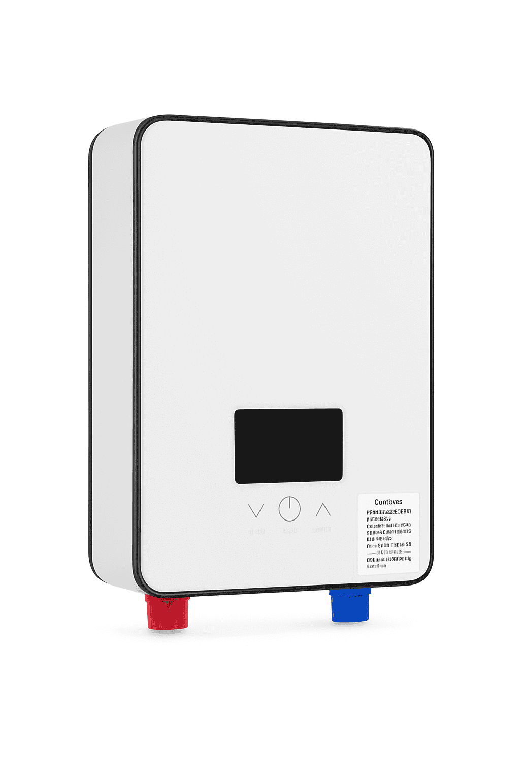 4500W Instant Electric Water Heater with LED Touch & Shower Kit-white / United States