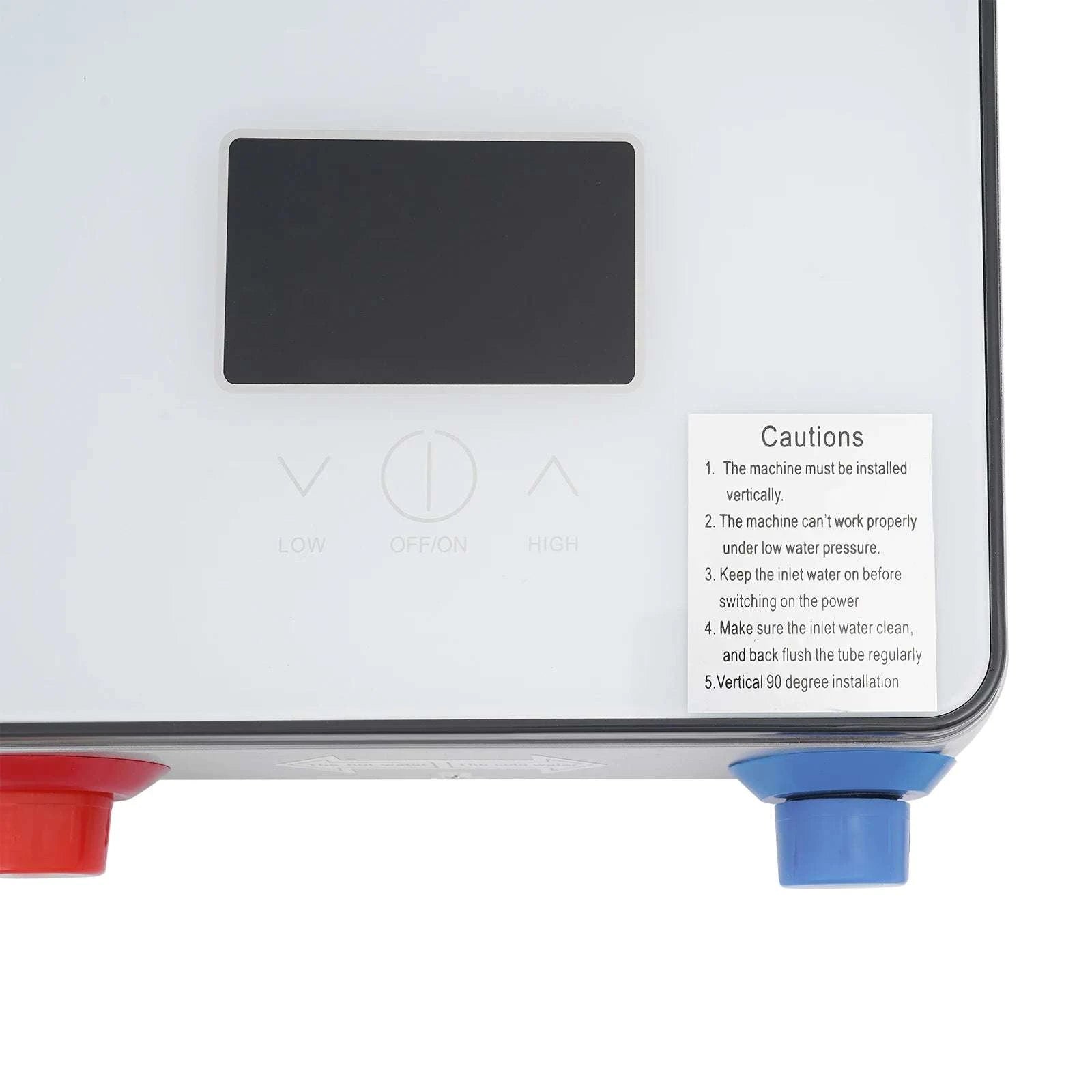 4500W Instant Electric Water Heater with LED Touch & Shower Kit-white / United States