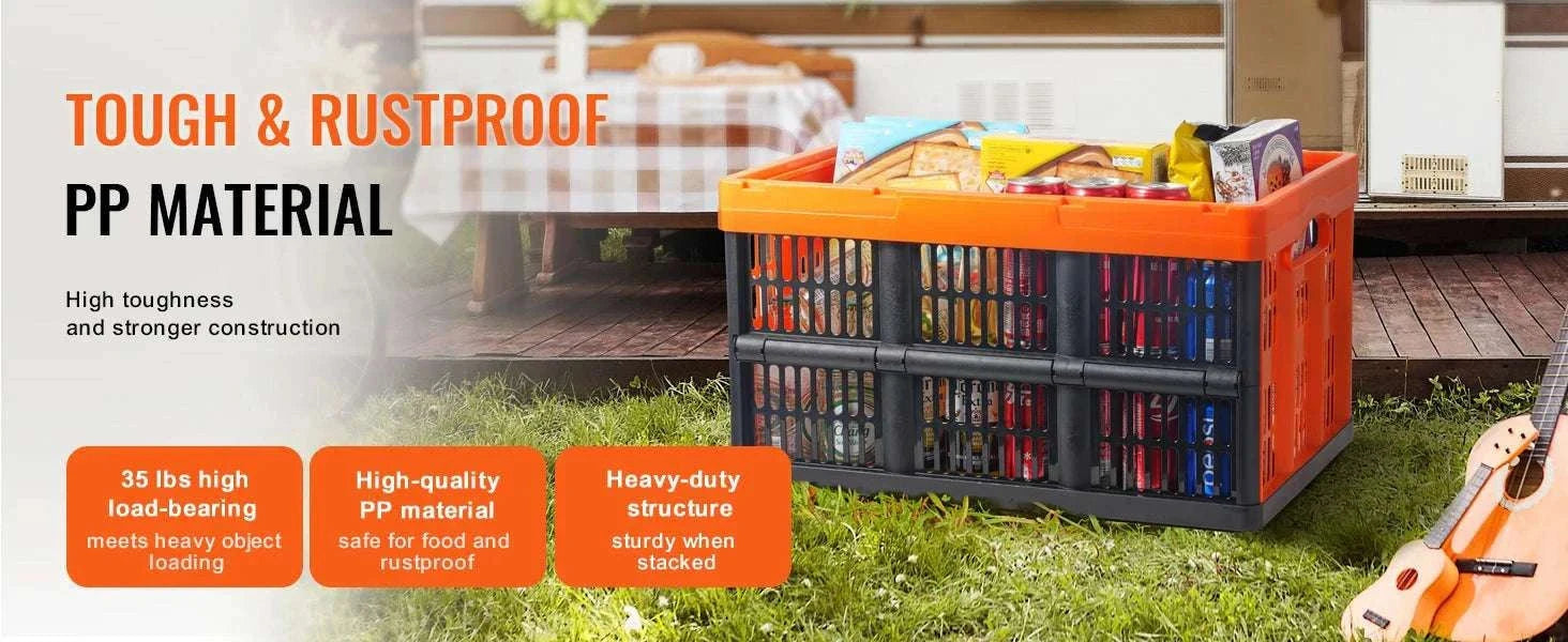 45L Collapsible Storage Bins with Handles – Stackable Folding Basket Set-3PCS / CZECH REPUBLIC