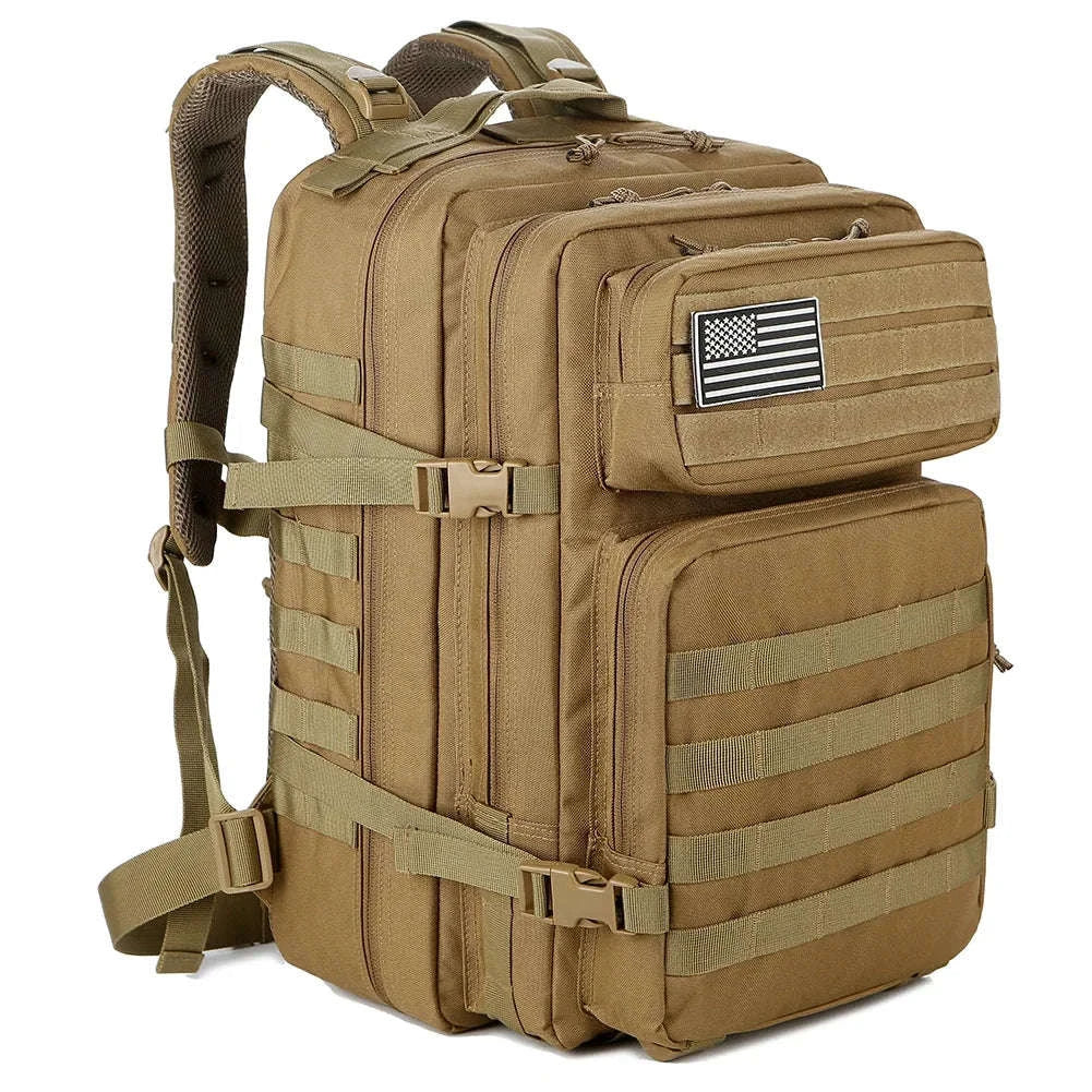 45L Large Capacity Tactical Backpack-Black / United States