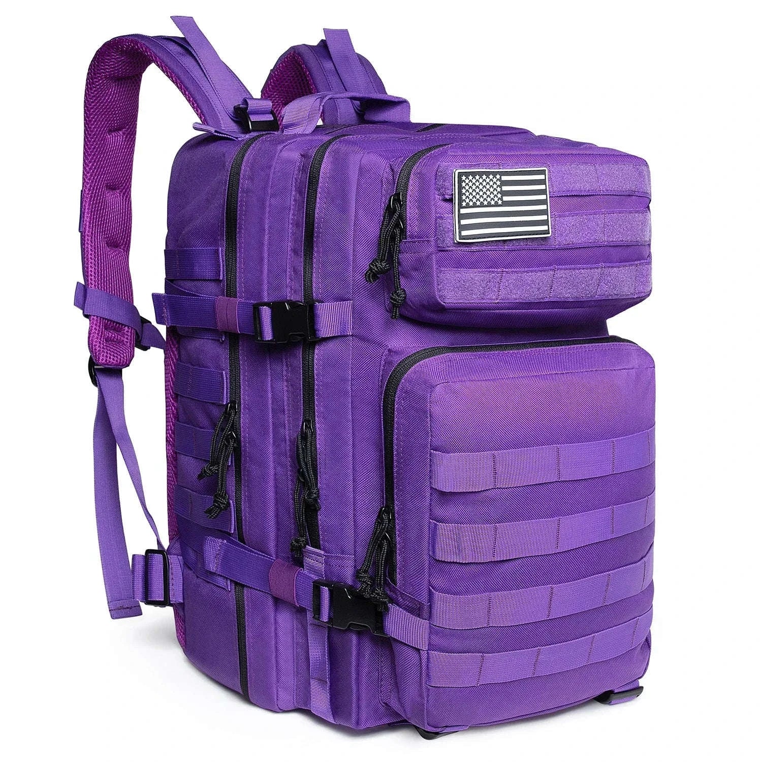 45L Large Capacity Tactical Backpack-Black / United States