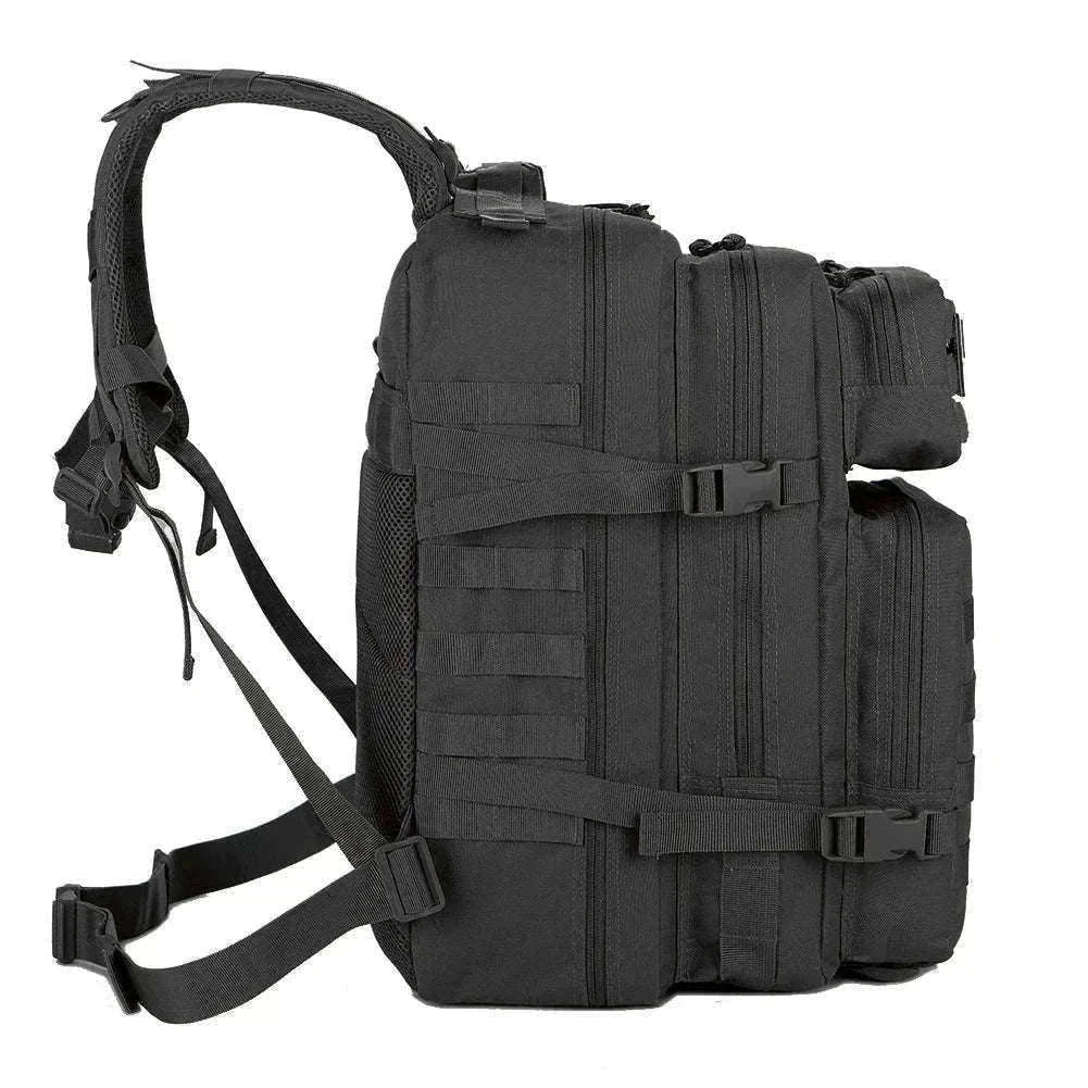 45L Large Capacity Tactical Backpack-Black / United States