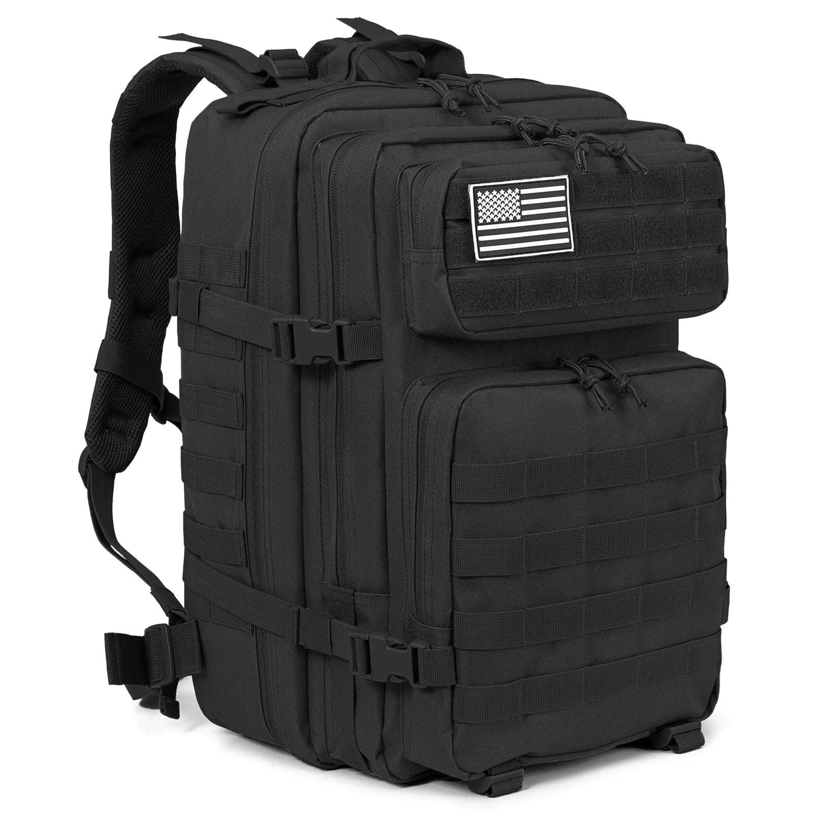 45L Large Capacity Tactical Backpack-Black / United States