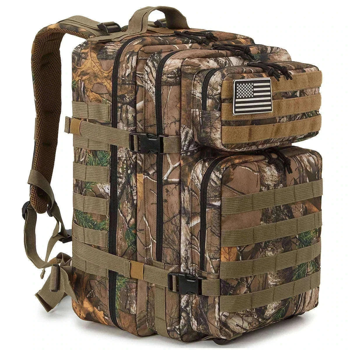 45L Large Capacity Tactical Backpack-Black / United States