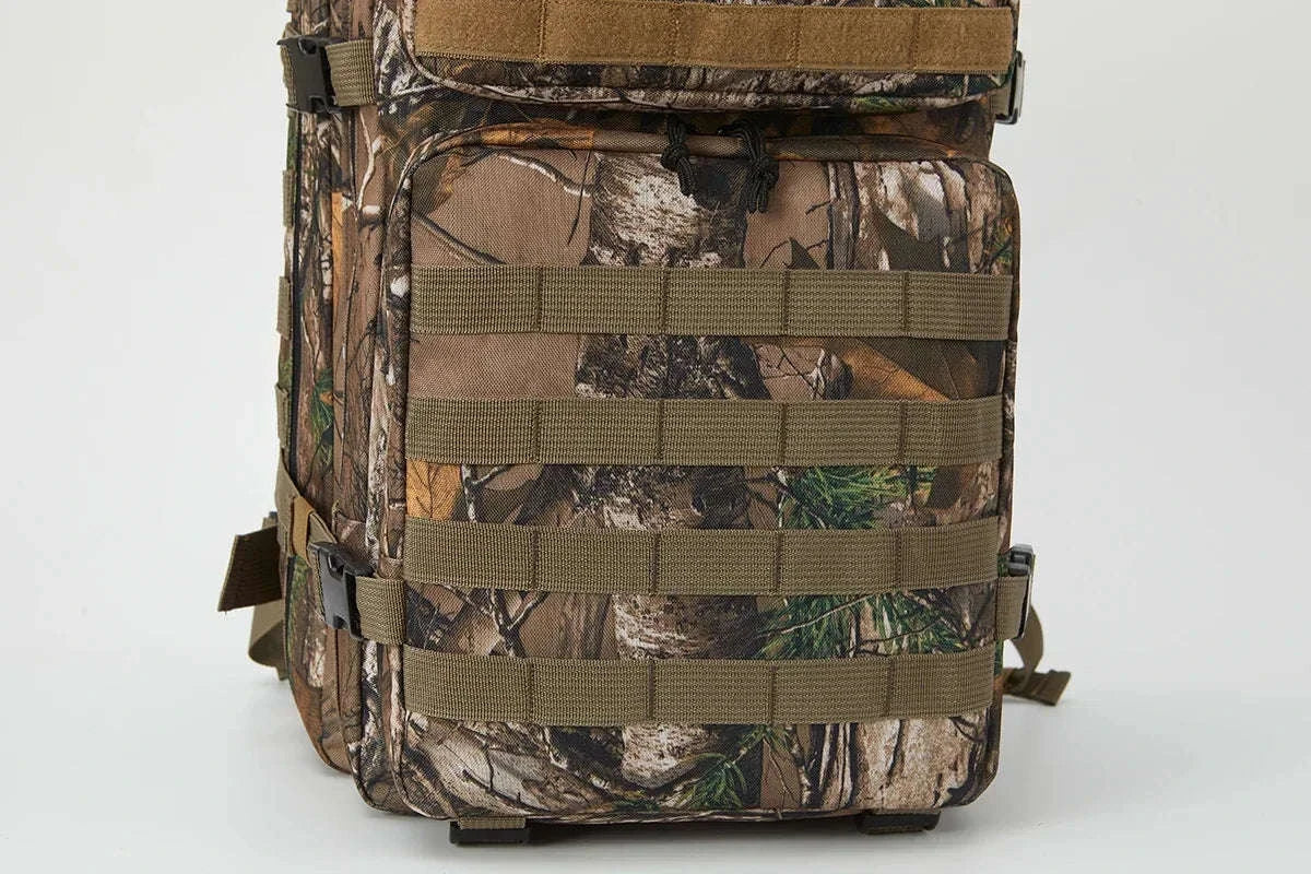 45L Tactical Backpack for Hiking, Camping and Hunting-Red / Poland