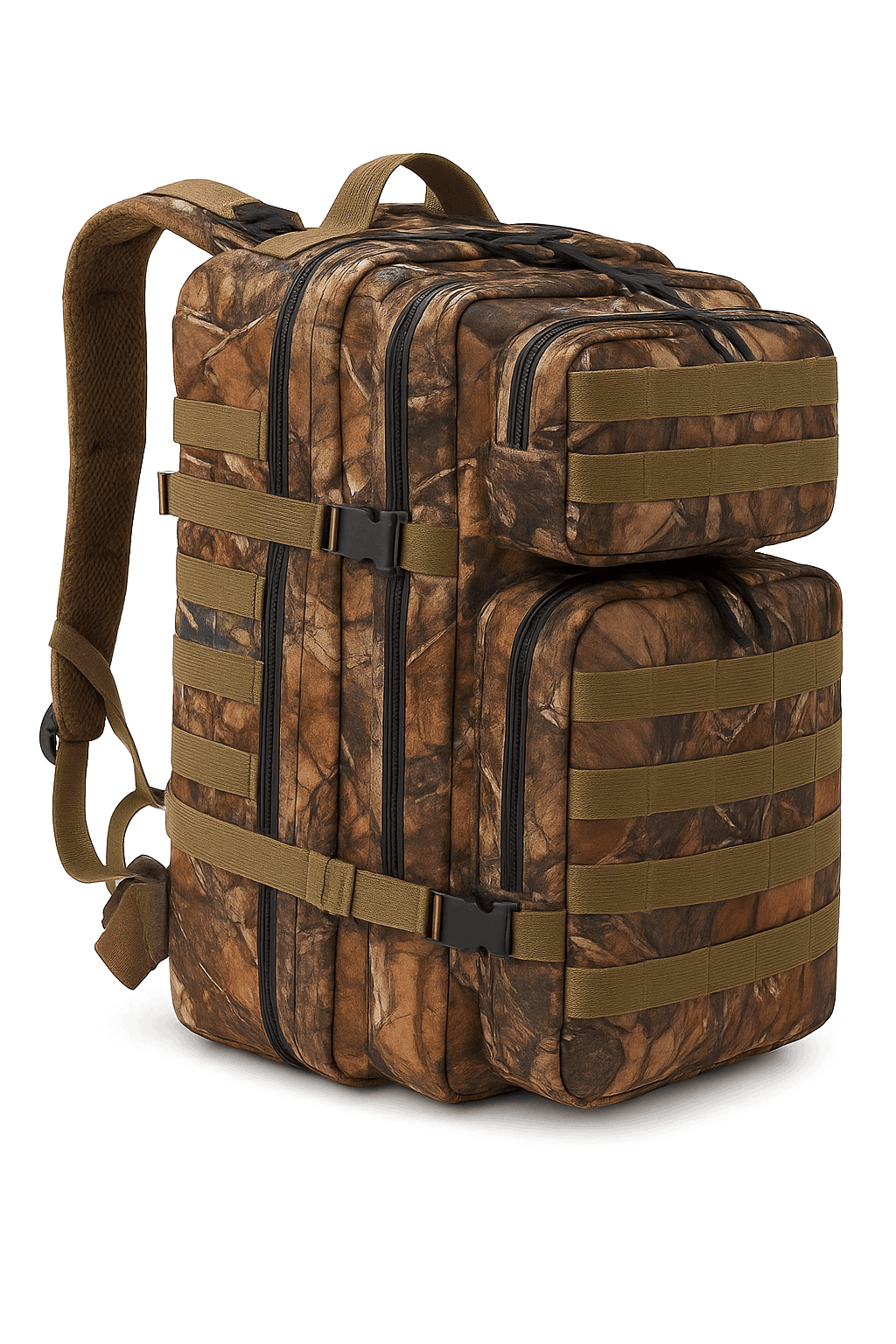 45L Tactical Backpack for Hiking, Camping and Hunting-Red / Poland