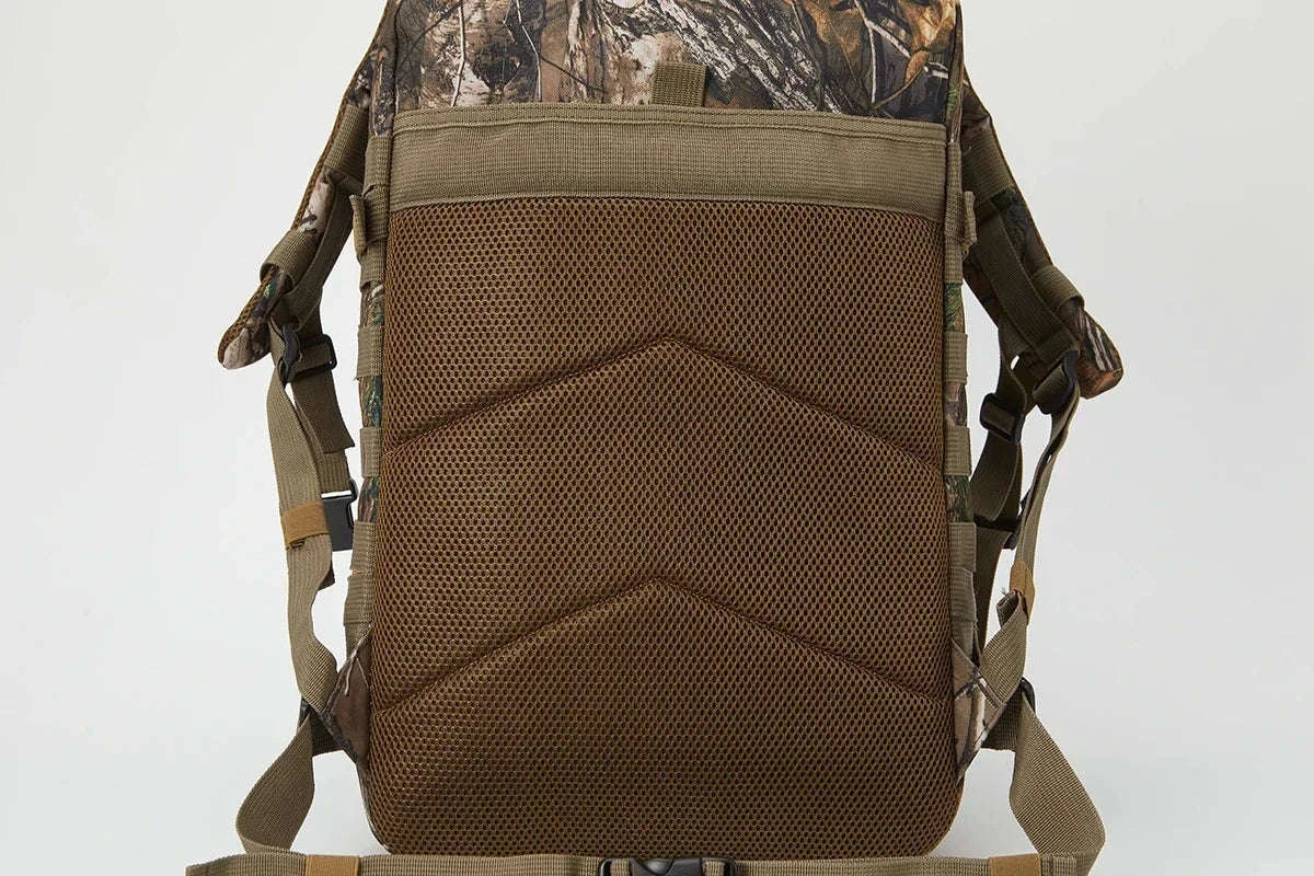 45L Tactical Backpack for Hiking, Camping and Hunting-Red / Poland
