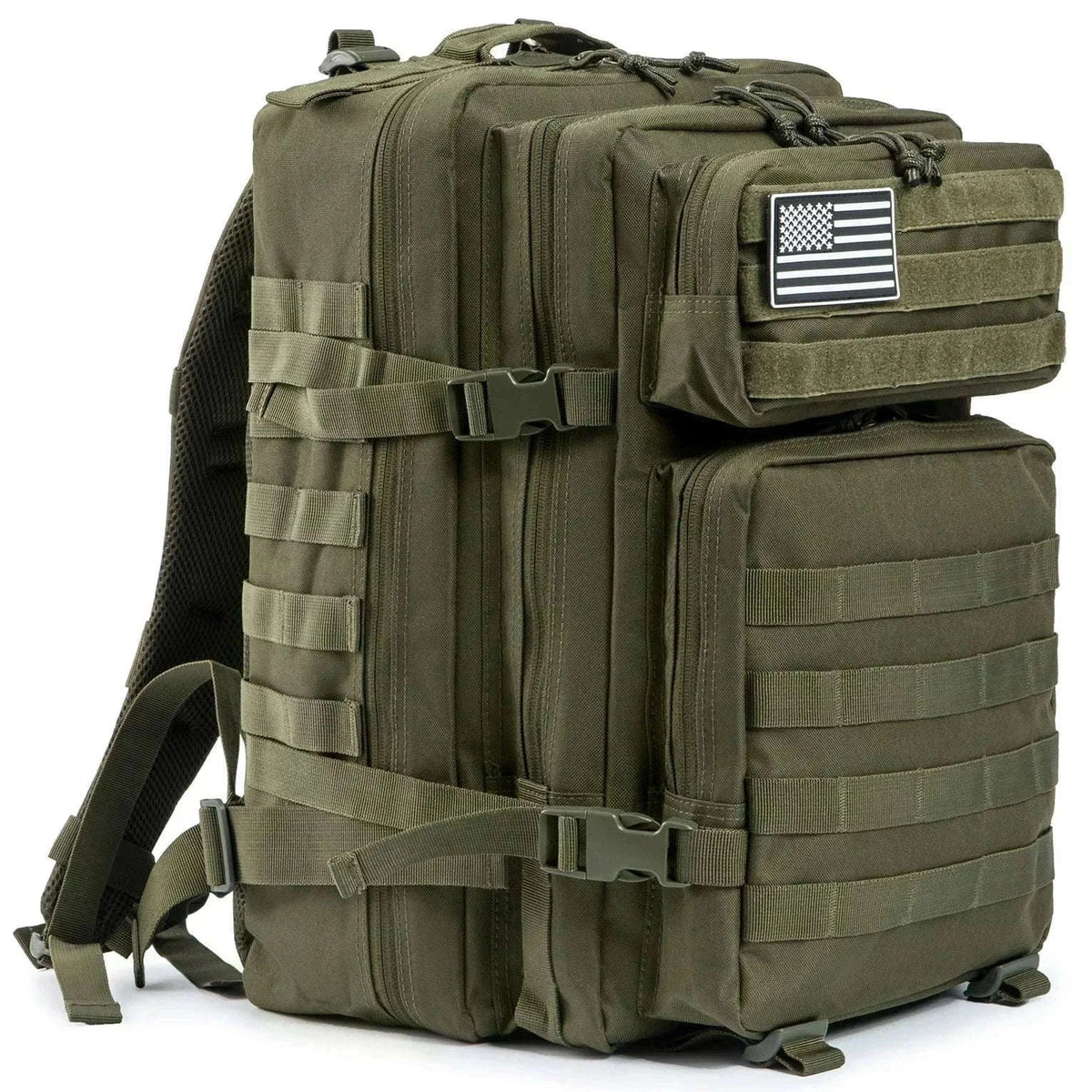 45L Tactical Backpack for Hiking, Camping and Hunting-Red / Poland