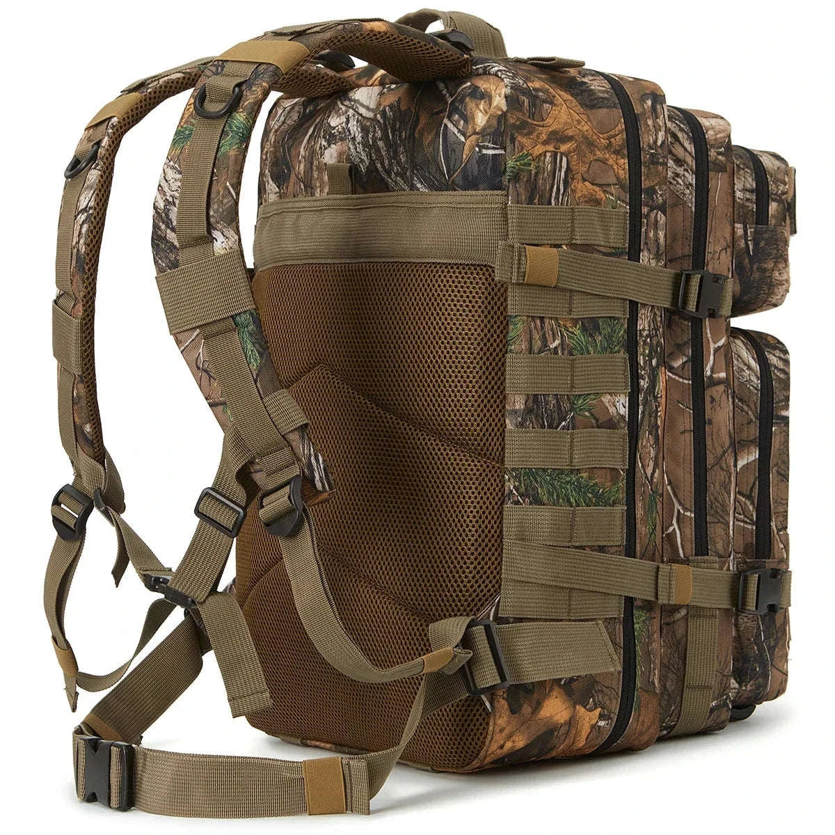 45L Tactical Backpack for Hiking, Camping and Hunting-Red / Poland