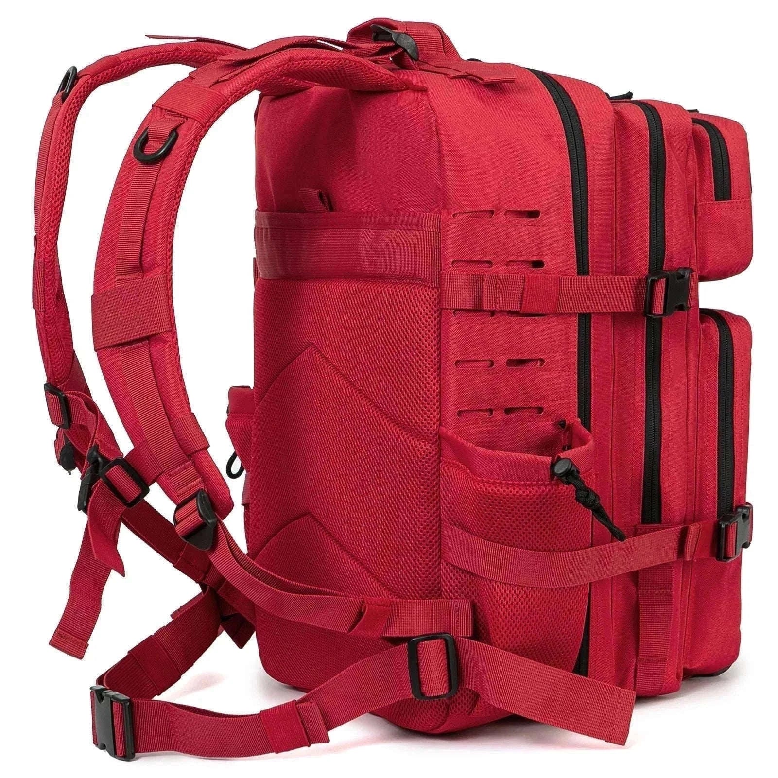 45L Tactical Backpack with Double Cup Holder-Khaki / United States