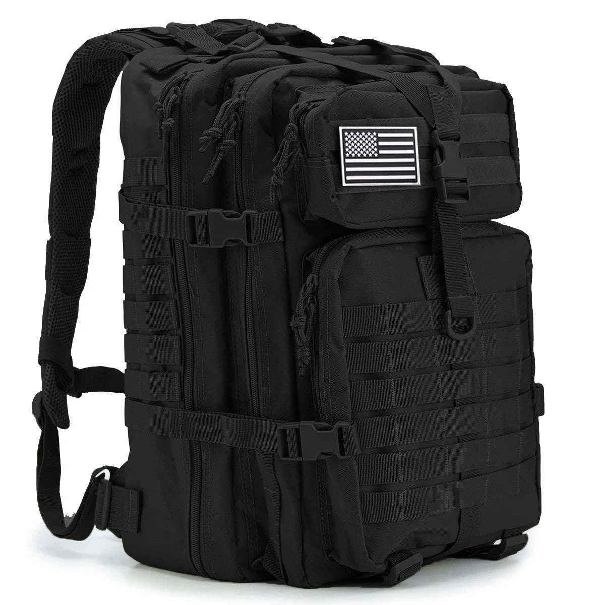 45L Tactical Backpack with Molle System-Khaki / United Kingdom