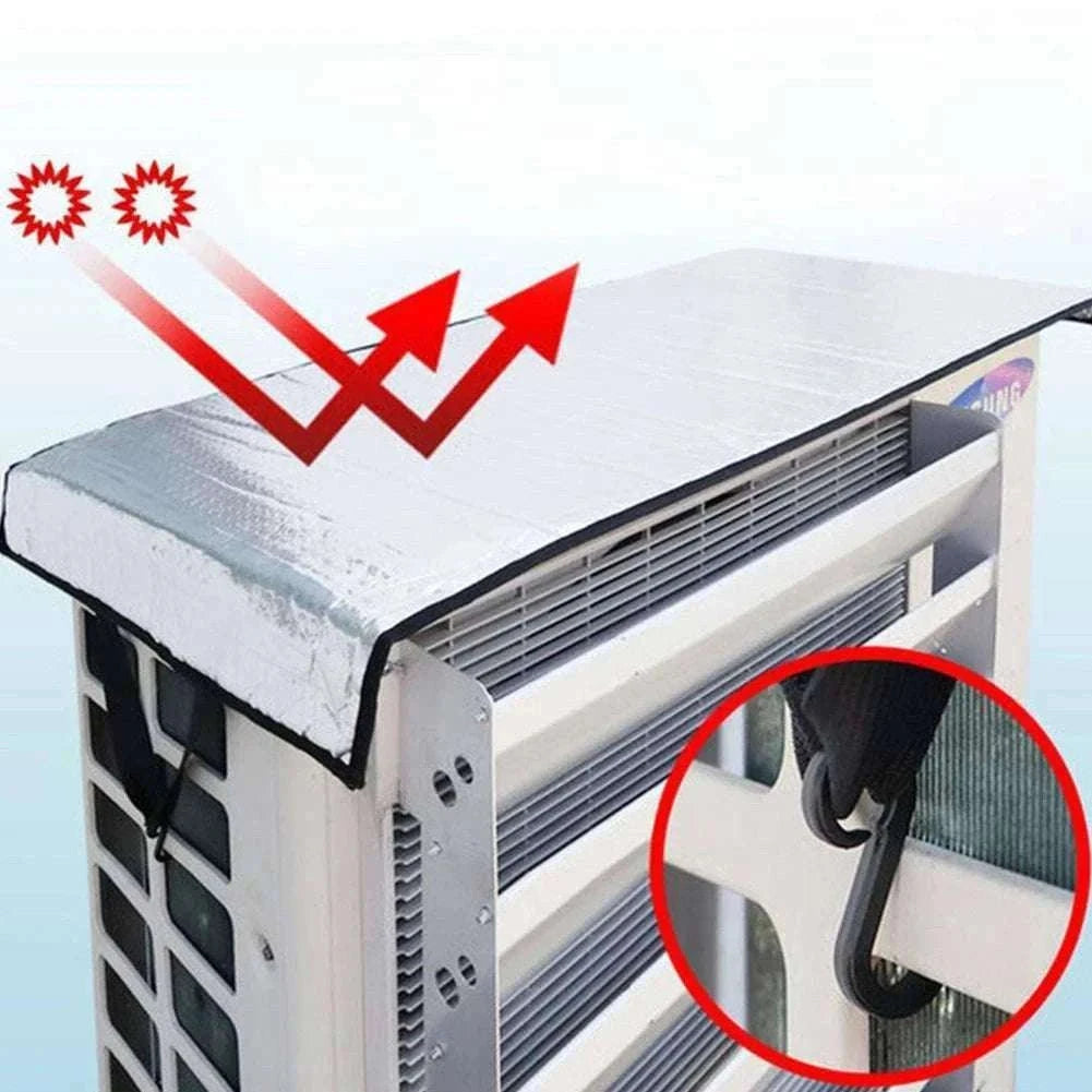 46x95CM Air Conditioner Cover for Outdoor Unit Protection-Default Title