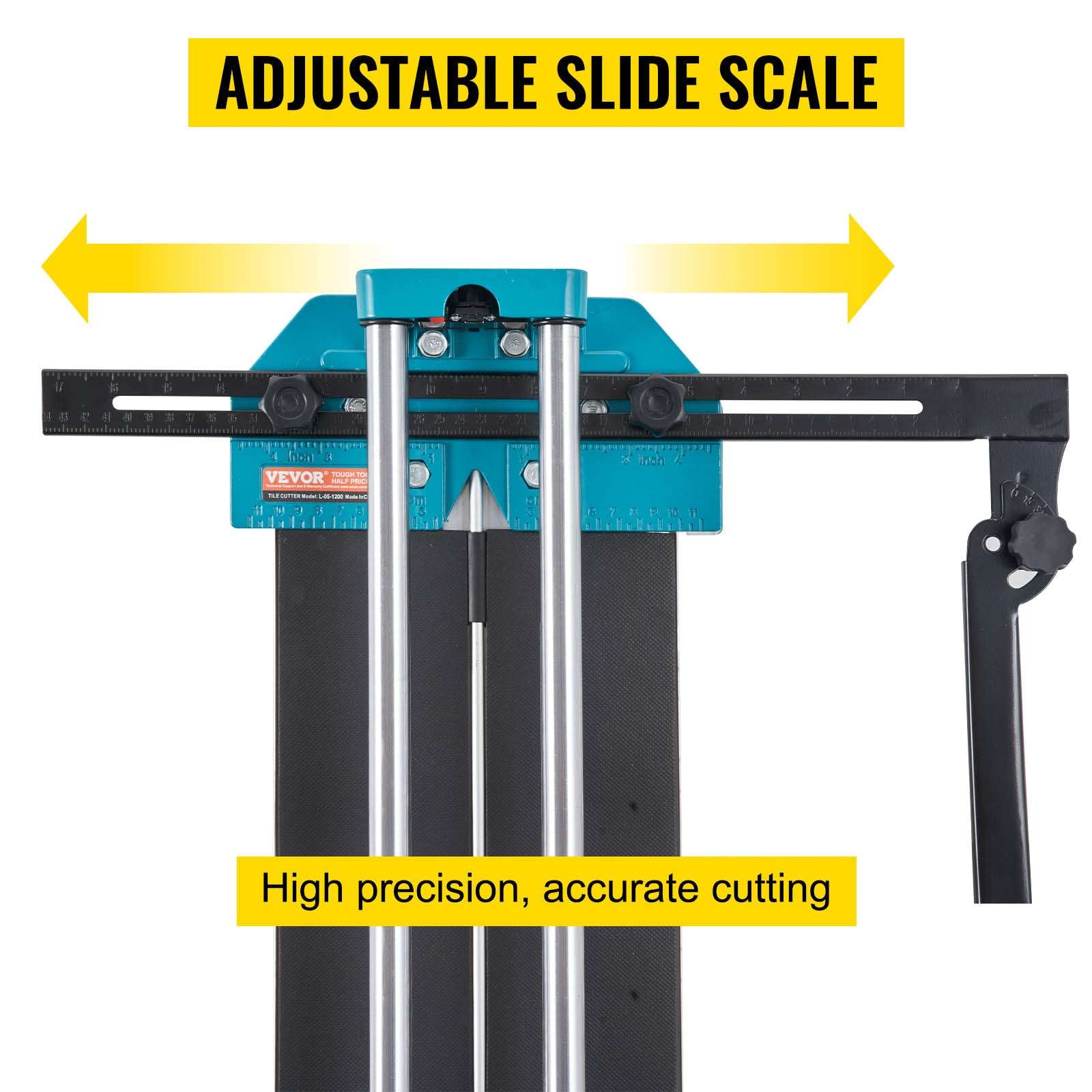 48 Inch Manual Tile Cutter with Laser Guide for Precision Cuts-56 x 8 x 15 in / spain