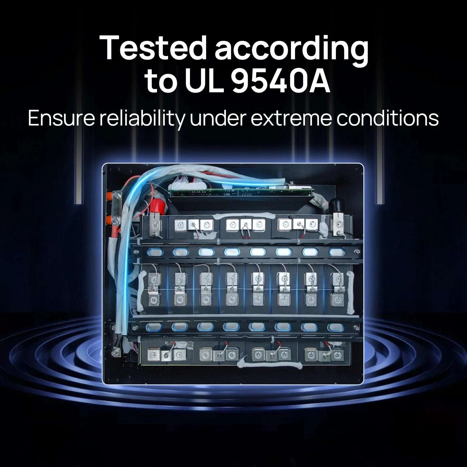 48V 100Ah LiFePO4 Server Rack Battery 5.12kWh with Bluetooth-black / United States