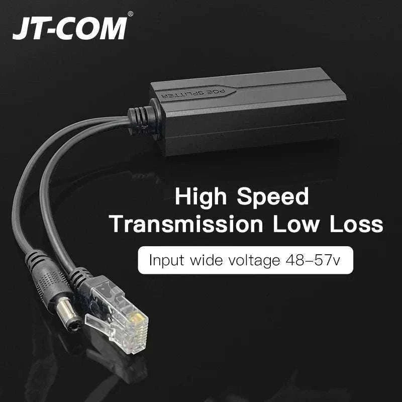 48V to 5V/12V PoE Splitter Power Supply-1000M DC12V 1.2A / 5pcs