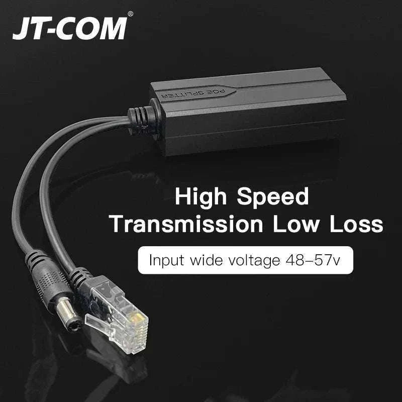 48V to 5V/12V PoE Splitter Power Supply-1000M DC12V 1.2A / 5pcs