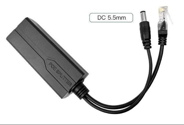 48V to 5V/12V PoE Splitter Power Supply-1000M DC12V 1.2A / 5pcs